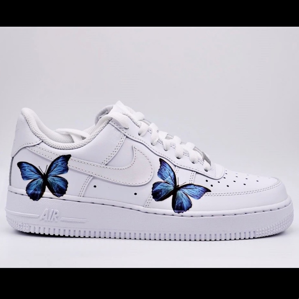 Custom Butterfly Air Force 1 Shoes
